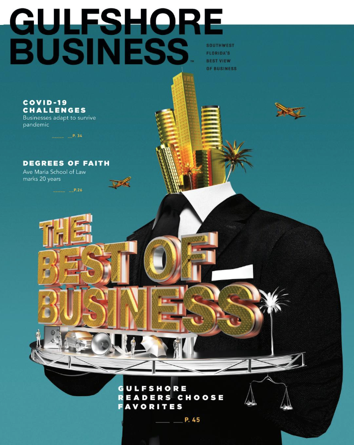 Magazine cover: Gulfshore Business Best of Business 2020