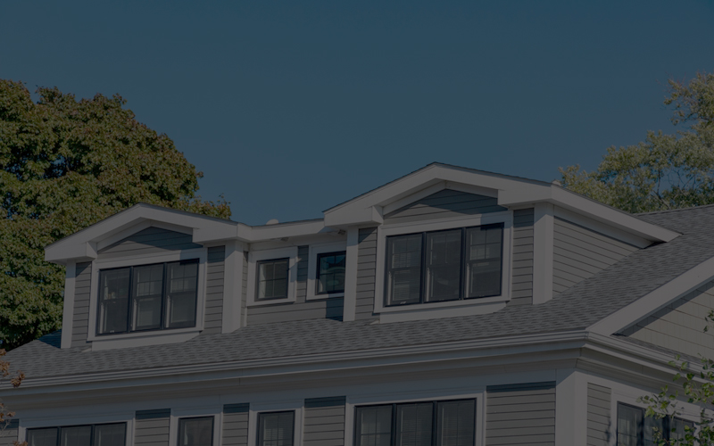 Exterior view of nice suburban home